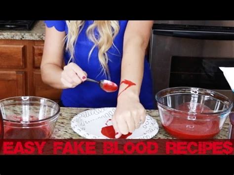 fake blood for clothing|theatrical blood recipe.